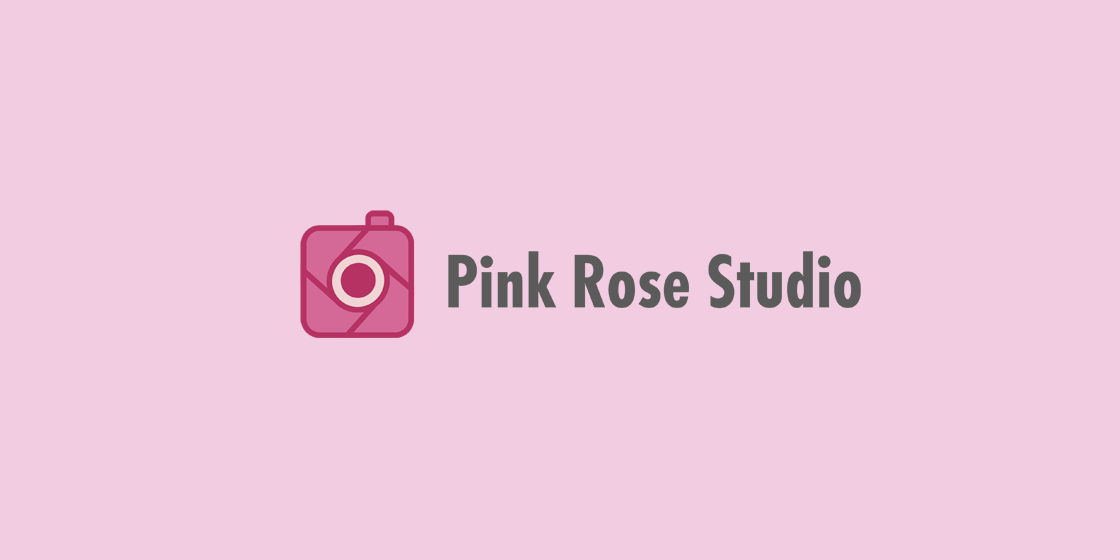 Tvorba loga Pink Rose Studio